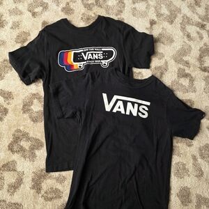 Vans Kids Black T-Shirts - Set of 2